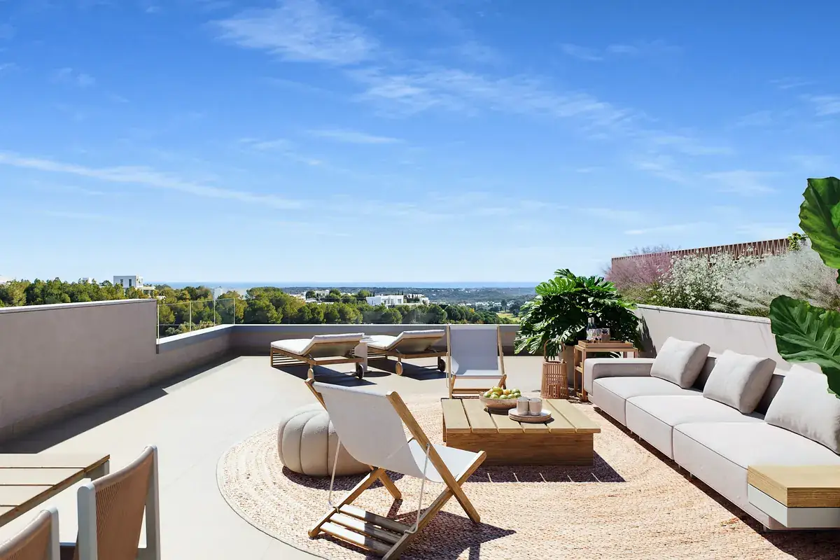 Penthouse apartament przy golfie z solarium nieruchomości na sprzedaż Alicante